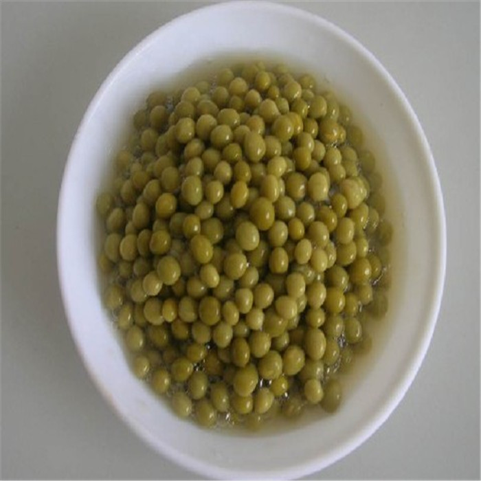 Canned green peas from China